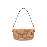 Alviero Martini - Sottospalla ovale Geo Classic, Beige